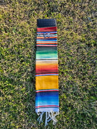 Image 2 of La Chingona - Sarape Golf Towel - Oro (Gold) 