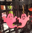 Image 3 of Ghosts, Jack-o-lanterns, and Bat Earrings