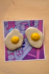 Ceramic Eggie Earrings