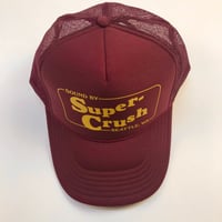 Image 2 of Supercrush - Mesh trucker hat (maroon)