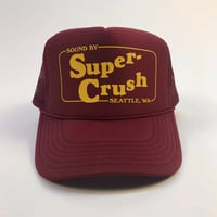 Image 1 of Supercrush - Mesh trucker hat (maroon)