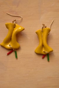 Beaded Farfalle Dangles