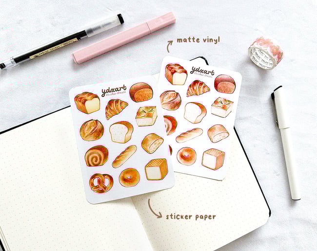 Bread (Ver. A) Sticker Sheet