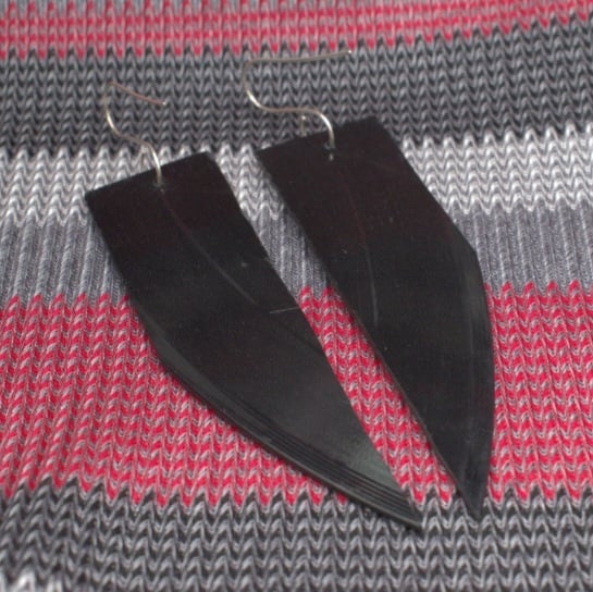 Razor's Edge Vinyl Record Earrings *Pre-order*