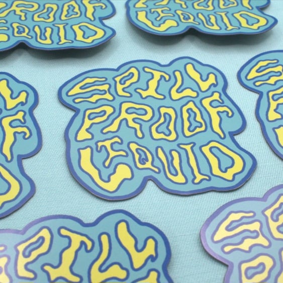 SpillProofLiquid Logo Magnet