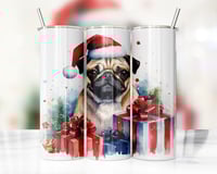 Christmas Pug 20oz Tumbler