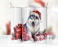 Christmas Husky 20oz Tumbler
