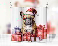 Christmas French Bulldog 20oz Tumbler