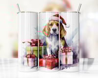 Christmas Beagle 20oz Tumbler