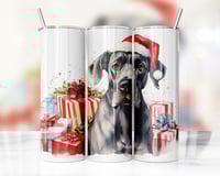 Christmas Great Dane 20oz Tumbler
