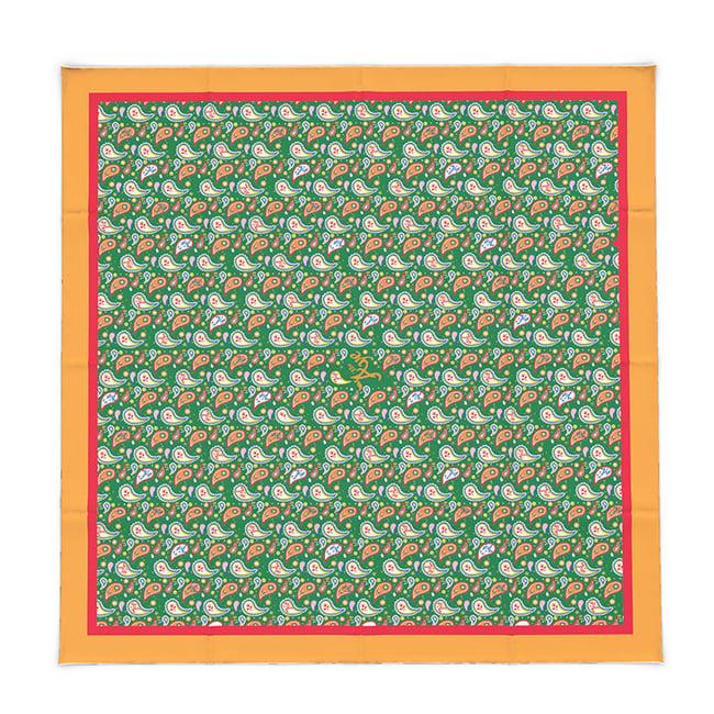 The Aye: Paisley Blossom Silk Scarf