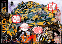 Image 3 of **NEW** HALF SLEEVE GHOST*FRUITS:ENEMY:SUPER*SOLDIER mk.1.1 Safari Jacket