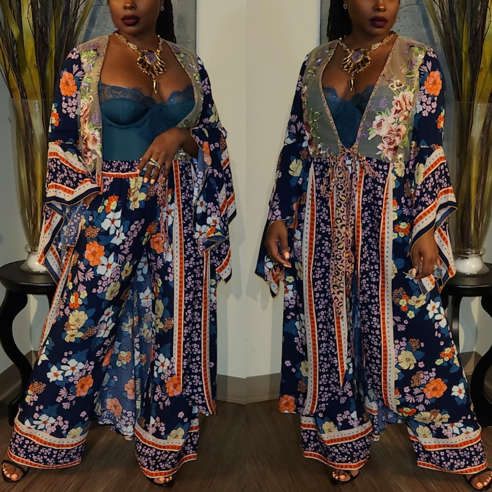 Image of The Aratta Nightingale Kimono Set