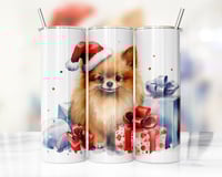 Christmas Pomeranian 20oz Tumbler