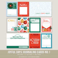 Joyful Days Journaling Cards No.1 (Digital)
