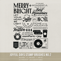 Joyful Days Stamp Brushes No.2 (Digital)
