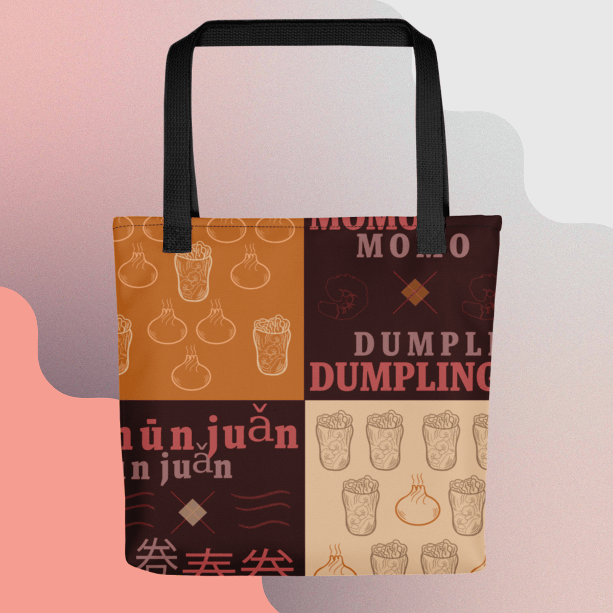 Image of Spring Rolls and Momo Dumpling Tote Bag