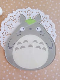 Image 1 of PRE-ORDER Tanuki Leaf Acrylic Coaster