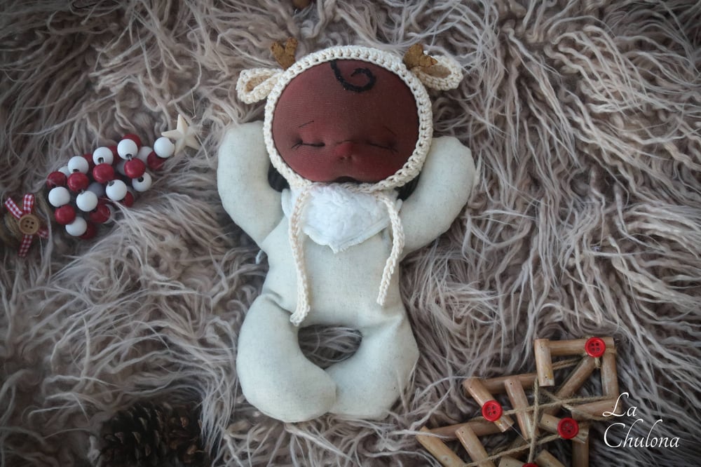 Image of Prancer- 10 inch reindeer baby doll