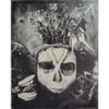 VanTsa Mask Still Life - Metallic Print