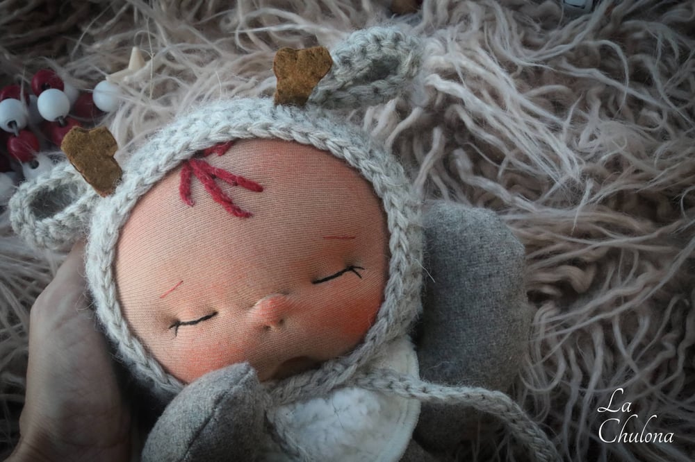 Image of Vixen- 10 inch reindeer baby doll