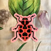 Pink-spotted Lady Beetle Sticker