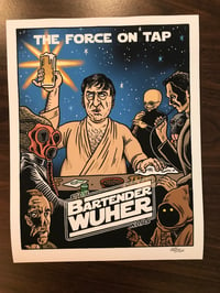 Image 2 of "Star Wars: Bartender Wuher" Signed 11 x 14" Print