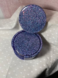 Image 1 of Purple Glitter Coasters