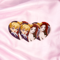 Image 1 of 90s Anime Aesthetic Harley & Ivy 3" Waterproof Vinyl Sticker