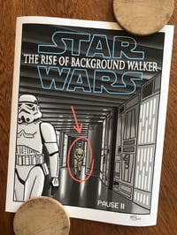 Image 2 of "Star Wars: The Rise of Background Walker" Signed 11 x 14" Print
