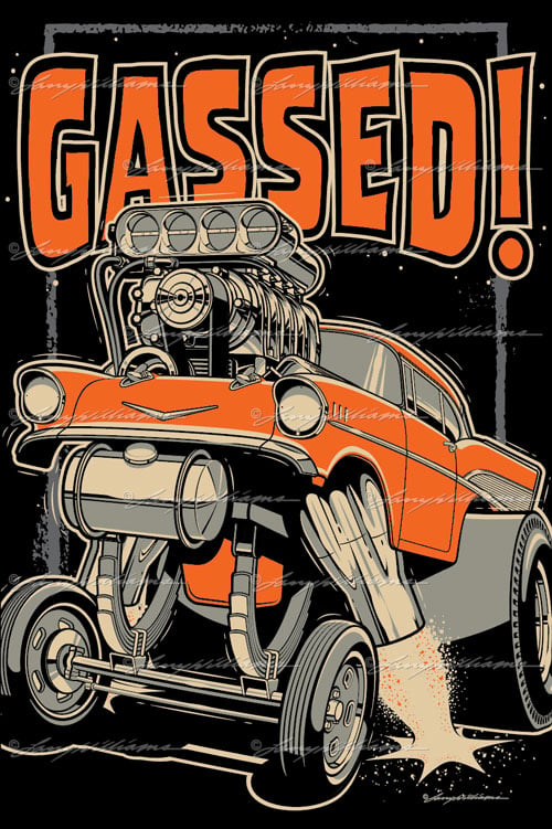 Image of "Gassed!" Wall Banner: 24 x 36"