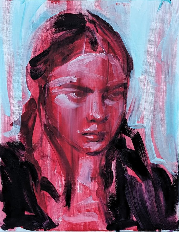 Image of 20 min. painting "witness # 23"