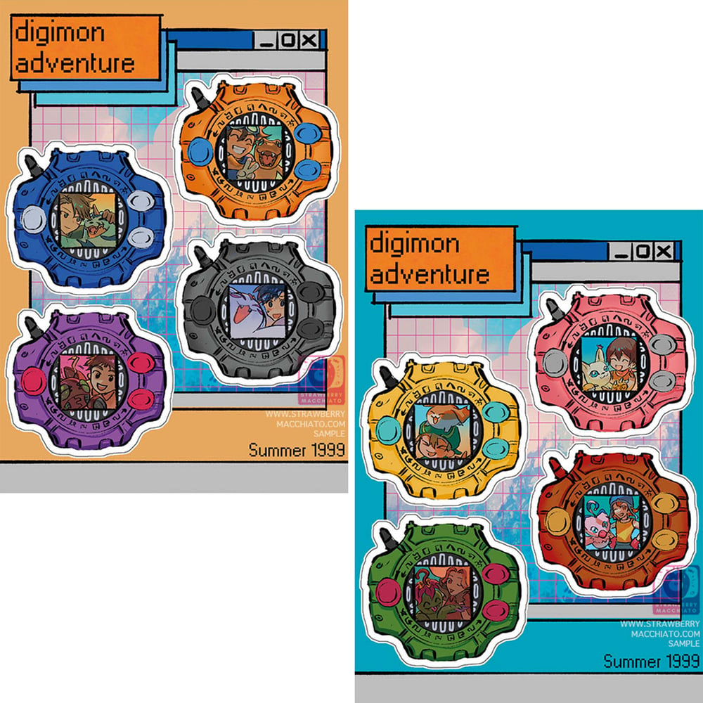 DIGIMON Sticker Sheet & Prints