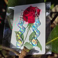 Image 3 of Prism Snake Earrings