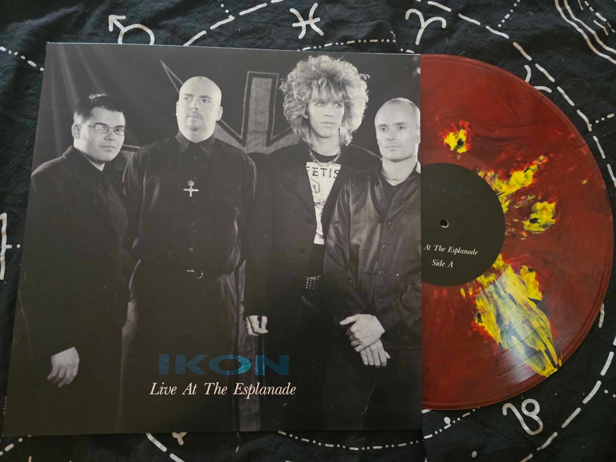 LIVE AT THE ESPLANADE 2000 LP RED SPLATTER VINYL IKON OFFICIAL MERCHANDISE