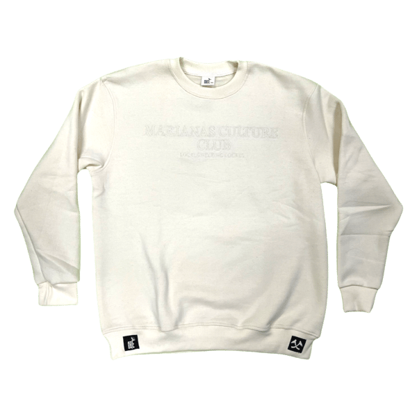 Image of Tribe Marianas x Roil Soil - Crewneck Sweater (Cream)