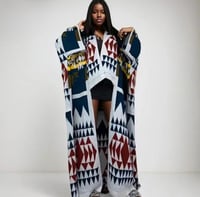 Image 1 of MAXI AZTEC LONG WINTER CARDIGAN-NEW