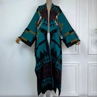 Image 3 of MAXI AZTEC LONG WINTER CARDIGAN-NEW