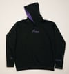 Black Hoodie with Purple 