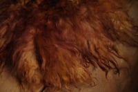 Image 2 of brown fluffy natural felted fur