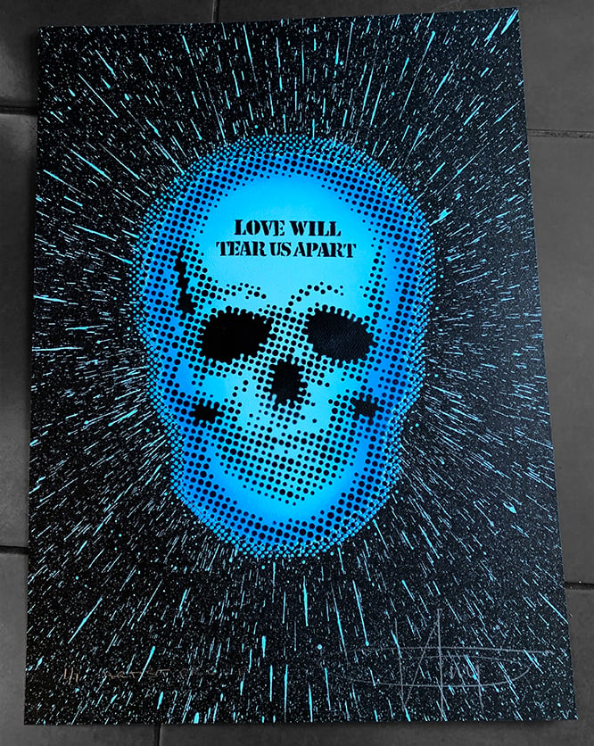 Image of LOVE WILL TEAR US APART - 1 off HAND PAINTED ORIGINAL