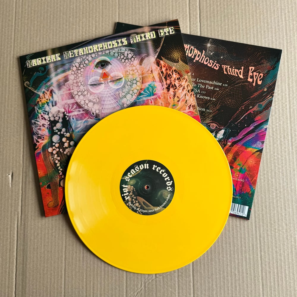 HIBUSHIBIRE ‘Magical Metamorphosis Third Eye’ Sunburst Yellow LP