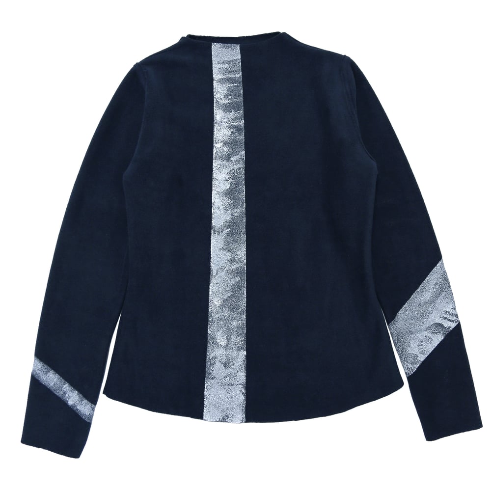 Image of HAND-PAINTED ECO-RRIENDLY FLEECE SWEATER