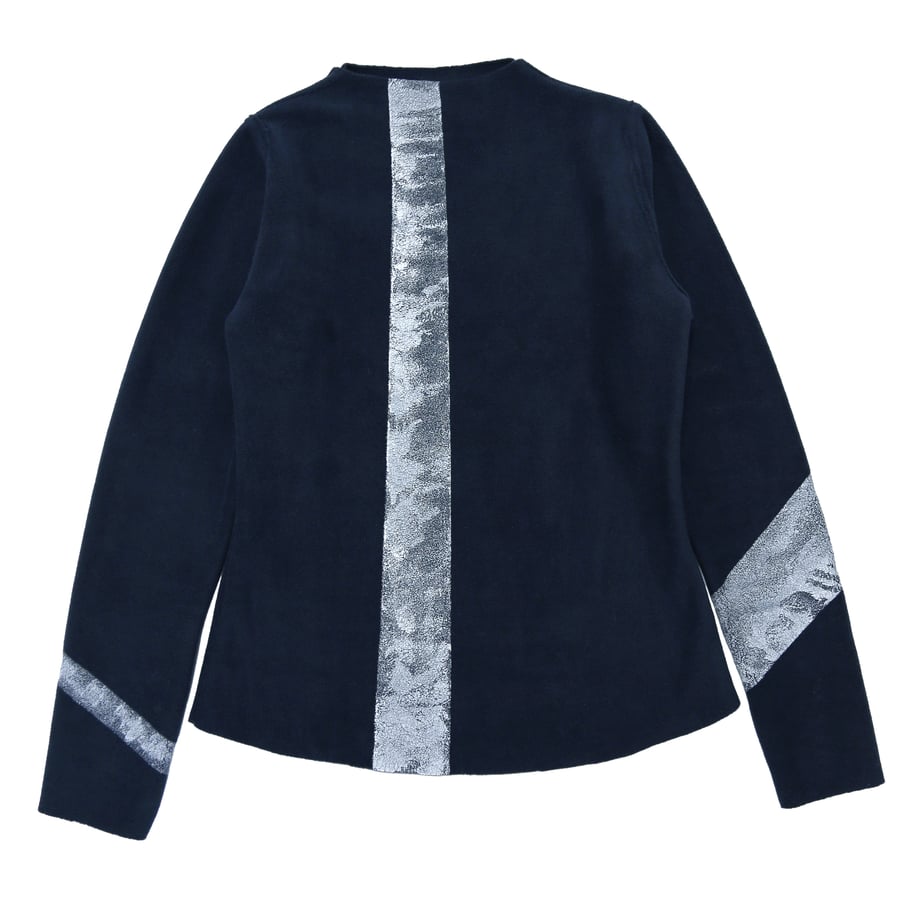 Image of HAND-PAINTED ECO-RRIENDLY FLEECE SWEATER