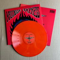 Image 4 of KALIYUGA EXPRESS 'Warriors & Masters' Mandarin Orange Vinyl LP