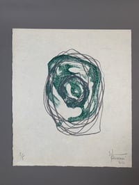 Image 1 of lithographie rehaussée au crayon 