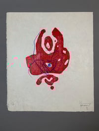 Image 2 of lithographie rehaussée au crayon 