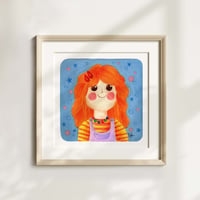 Image 1 of Ginger girl print