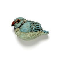 Image 1 of Mini Bird: Blue Indian Ringneck by Calvin Ma 