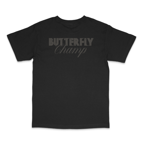 Image of (Left Chest) New Butterfly Champ Logo Tee